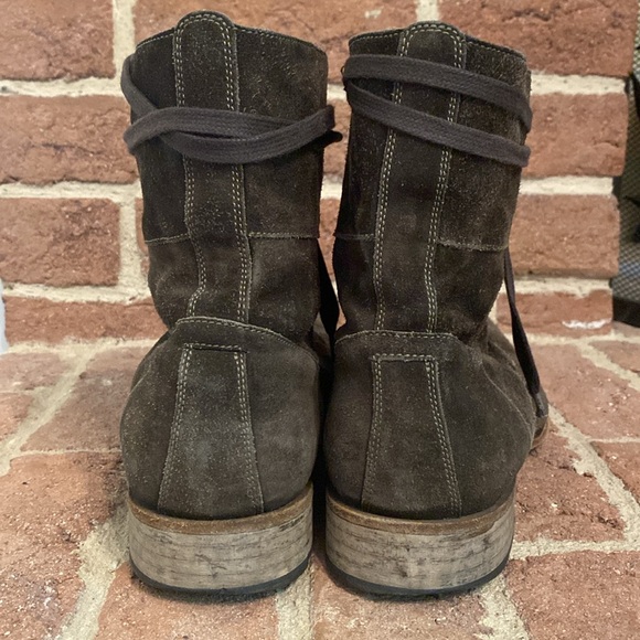 John Varvatos Suede Boots Made In Italy Sz 11 Men’s - Picture 3 of 11